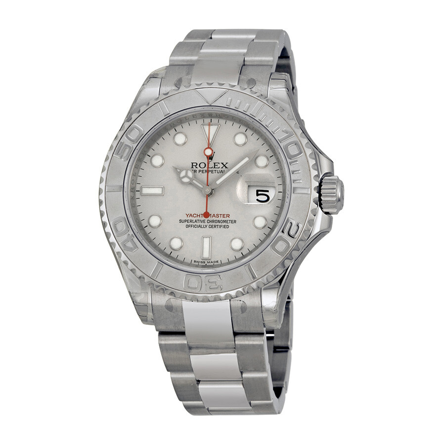 Rolex Yacht-Master Grey Dial Stainless Steel Oyster Bracelet Automatic Men's Watch 16622GYSO 