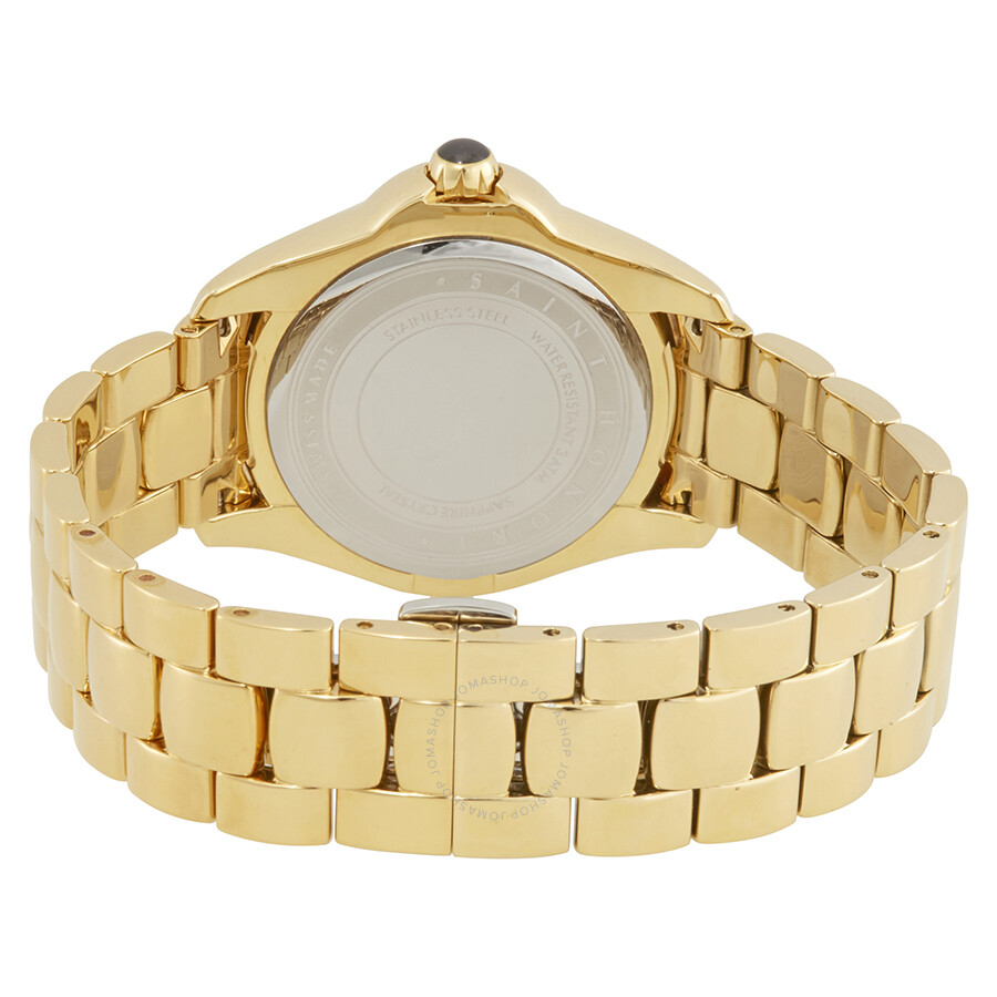 Saint Honore Coloseo Ladies Yellow Gold PVD Watch 761110 3ARF Saint