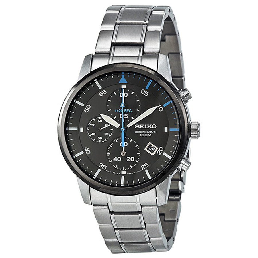 【jomashop】 chronograph black dial stainless steel
