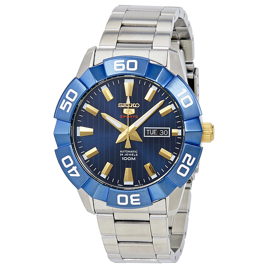 Сейко 53. Наручные часы Seiko sks539. SRP 605. 5 Sports Automatic Blue Dial men's watch.