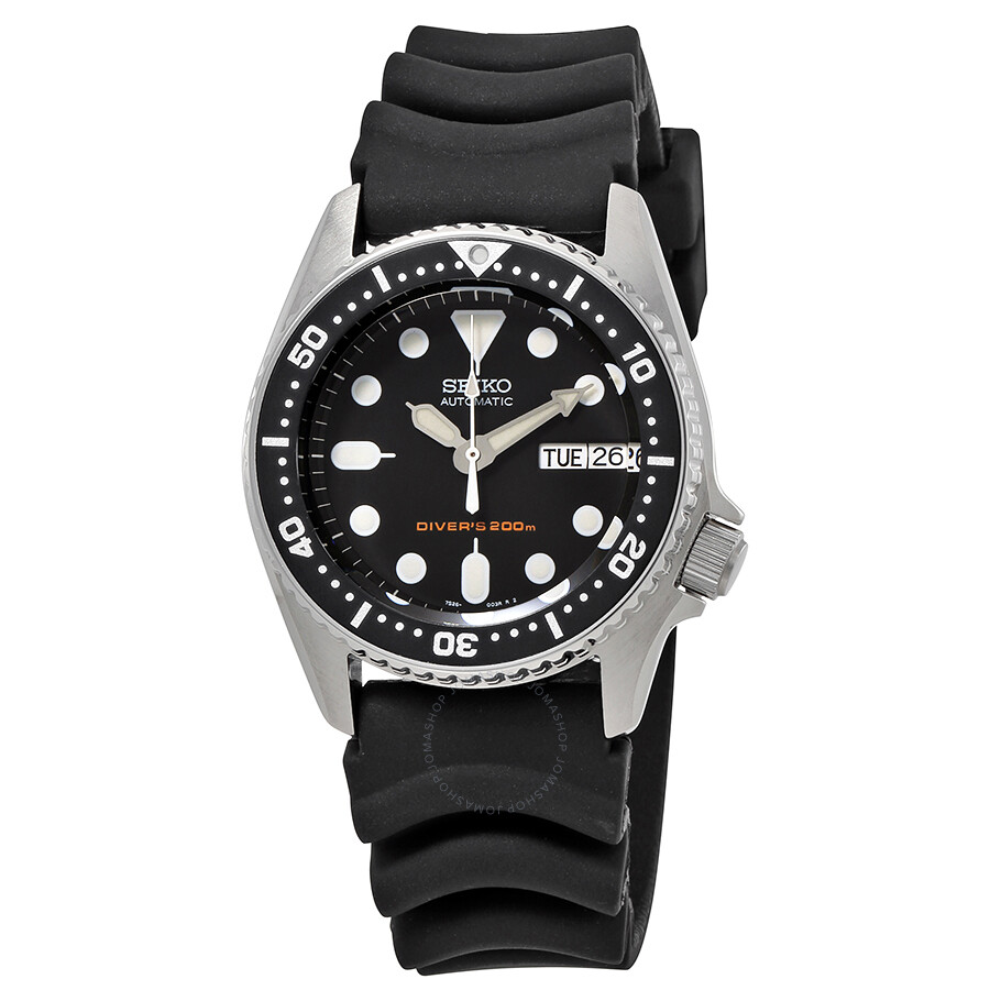 Seiko Black Automatic Diver Men's Watch SKX013K1 - Diver - Seiko ...