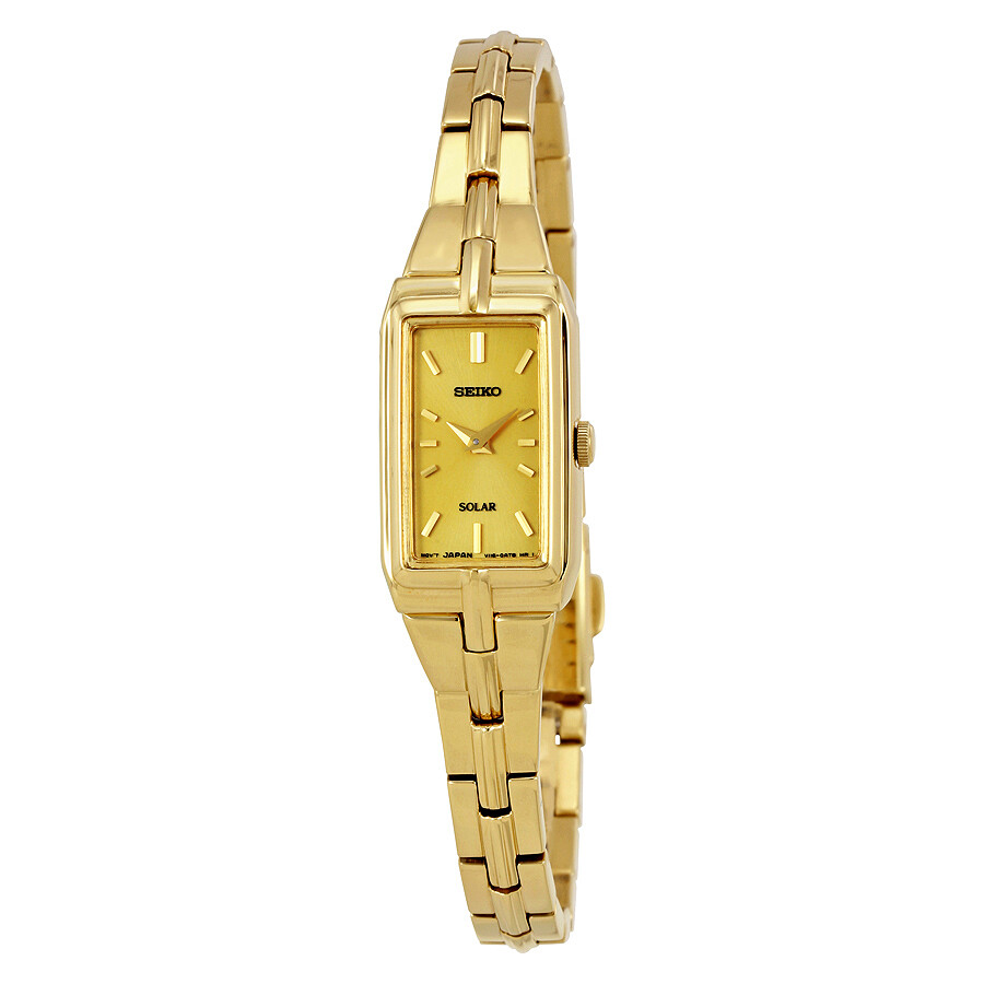 Seiko Ladies Gold Dial Watch SUP276 Seiko Watches