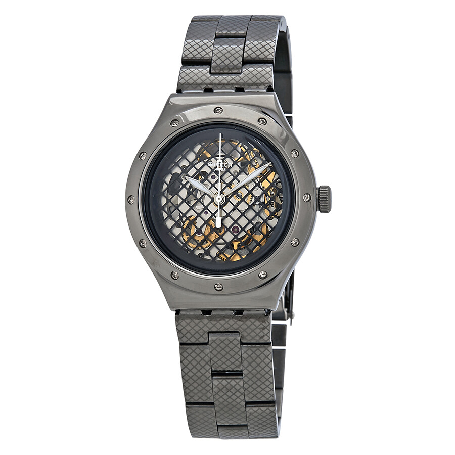 【jomashop】 swatch vatel automatic skeleton dial unisex watch