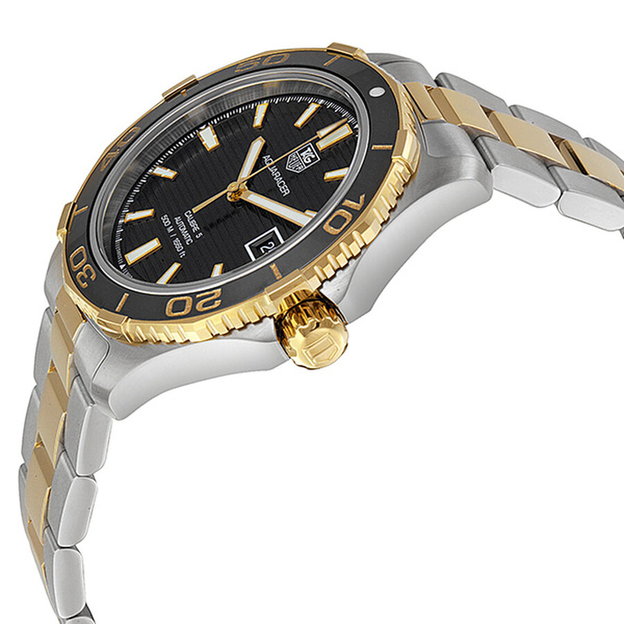 Tag Heuer Aquaracer Automatic Black Dial Twotone Men's Watch