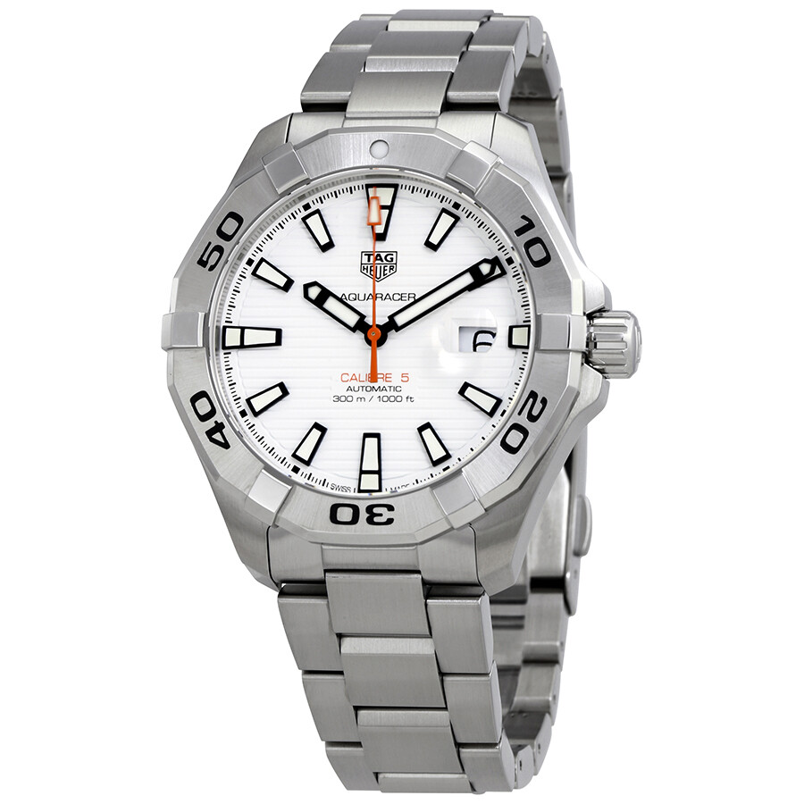 Tag Heuer Aquaracer White Dial Automatic Men's Watch WAY2013.BA0927