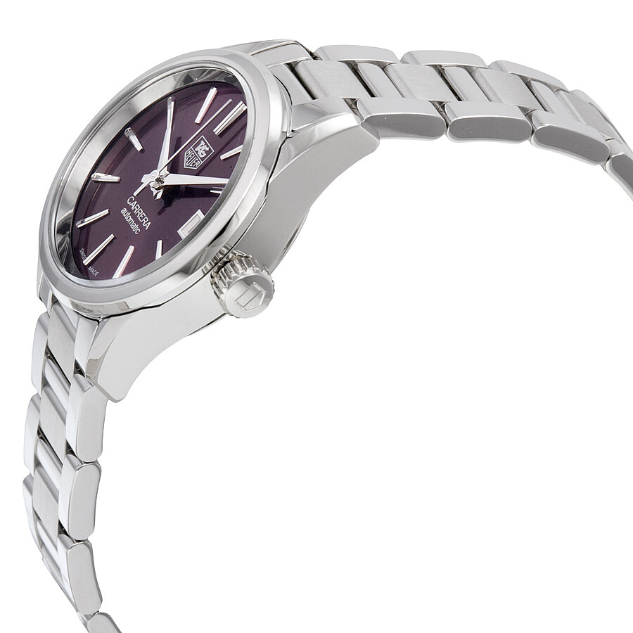 Tag Heuer Carrera Calibre 9 Burgundy Dial Stainless Steel Automatic