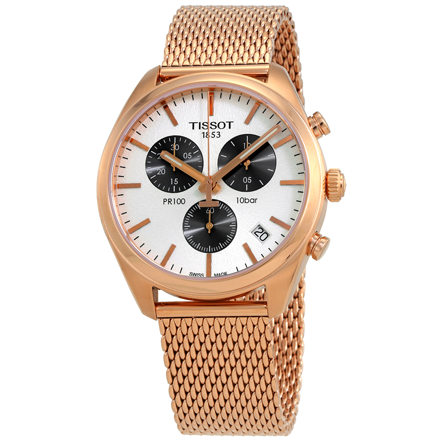 Tissot PR 100 Chronograph Silver Dial Men's Watch T101.417.33.031.01 - PR 100 - T-Classic 