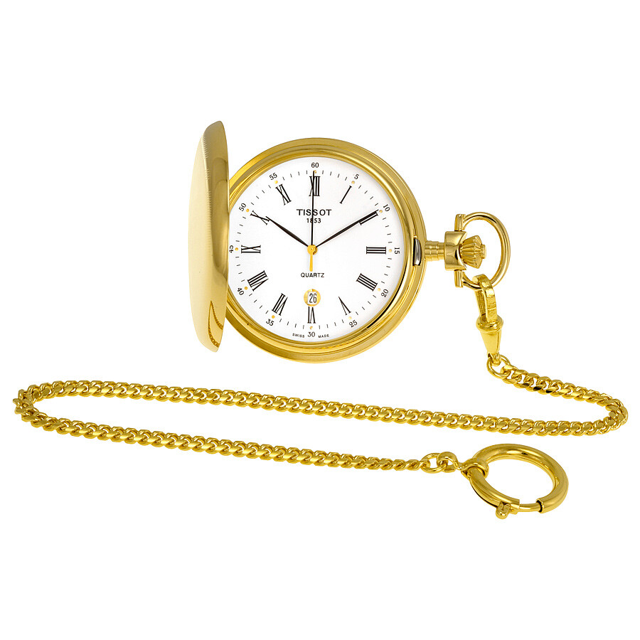 Tissot White Dial Pocket Watch T83.4.553.13 TPocket