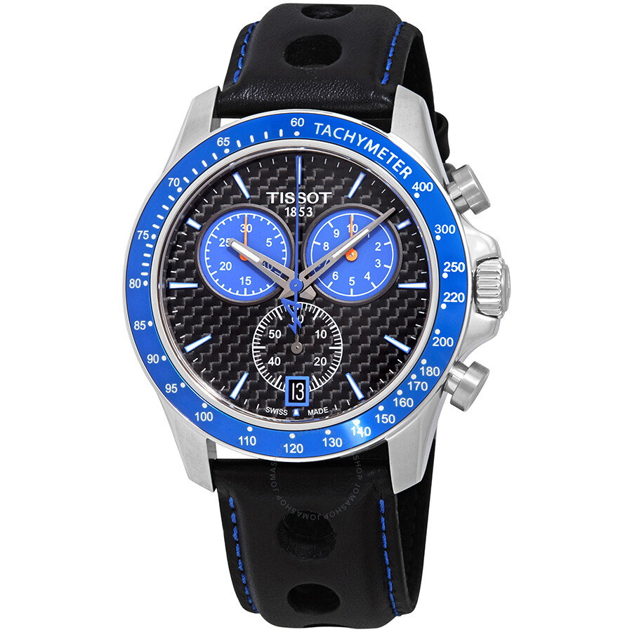 Tissot V8 Alpine Chronograph Black Dial Men's Watch T106.417.16.201.01 ...