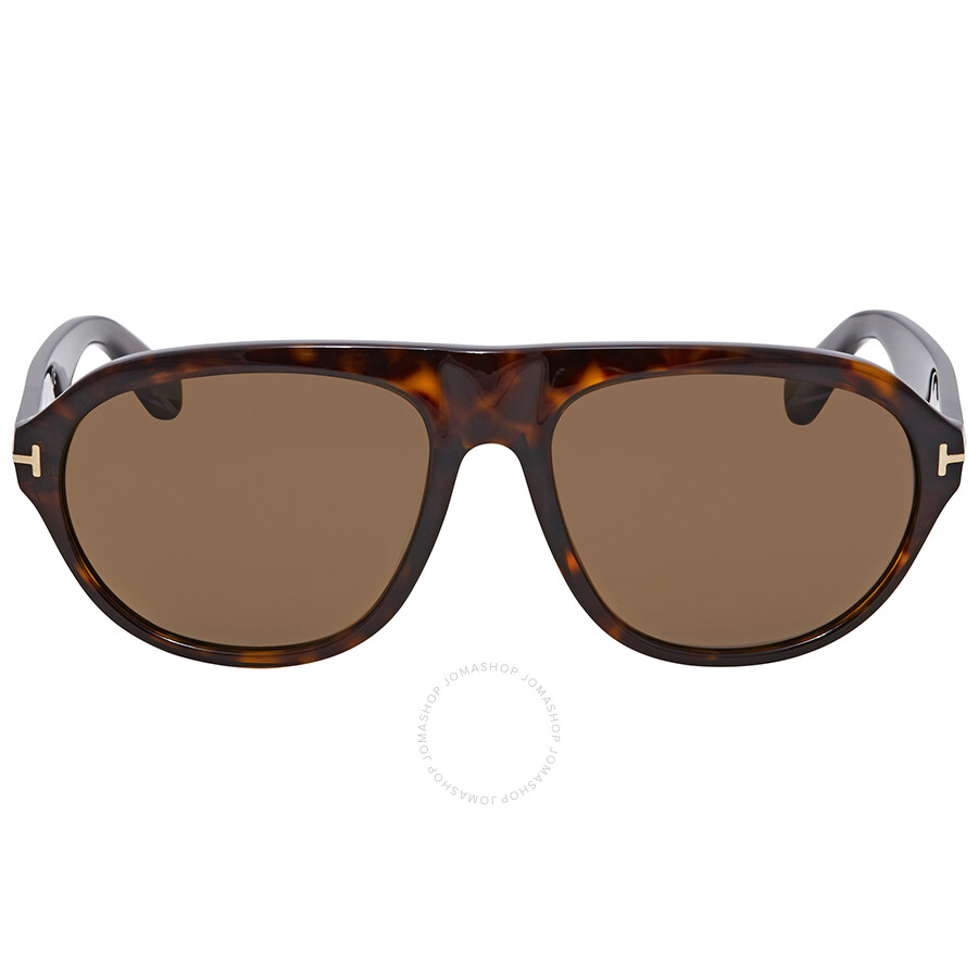 Tom Ford Ivan Brown Aviator Sunglasses FT0397 52J Tom Ford Sunglasses