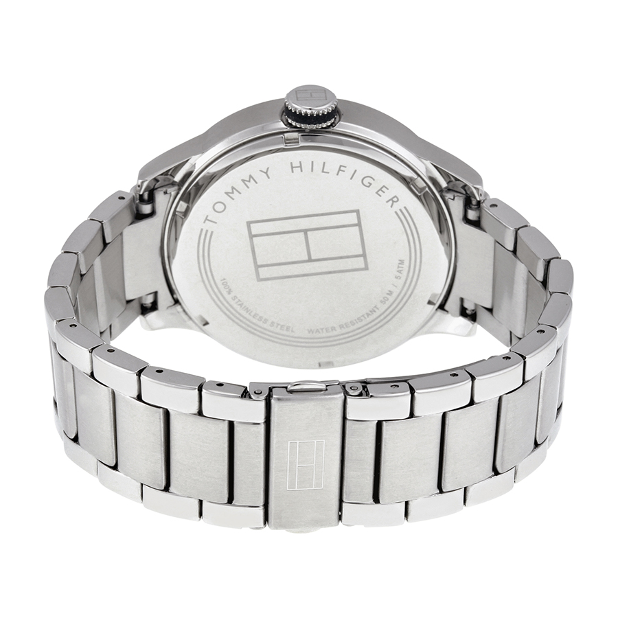 Tommy Hilfiger Black Dial Stainless Steel Men's Watch 1791105 Tommy