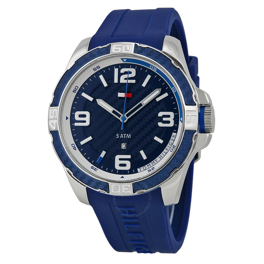 tommy hilfiger blue watch mens