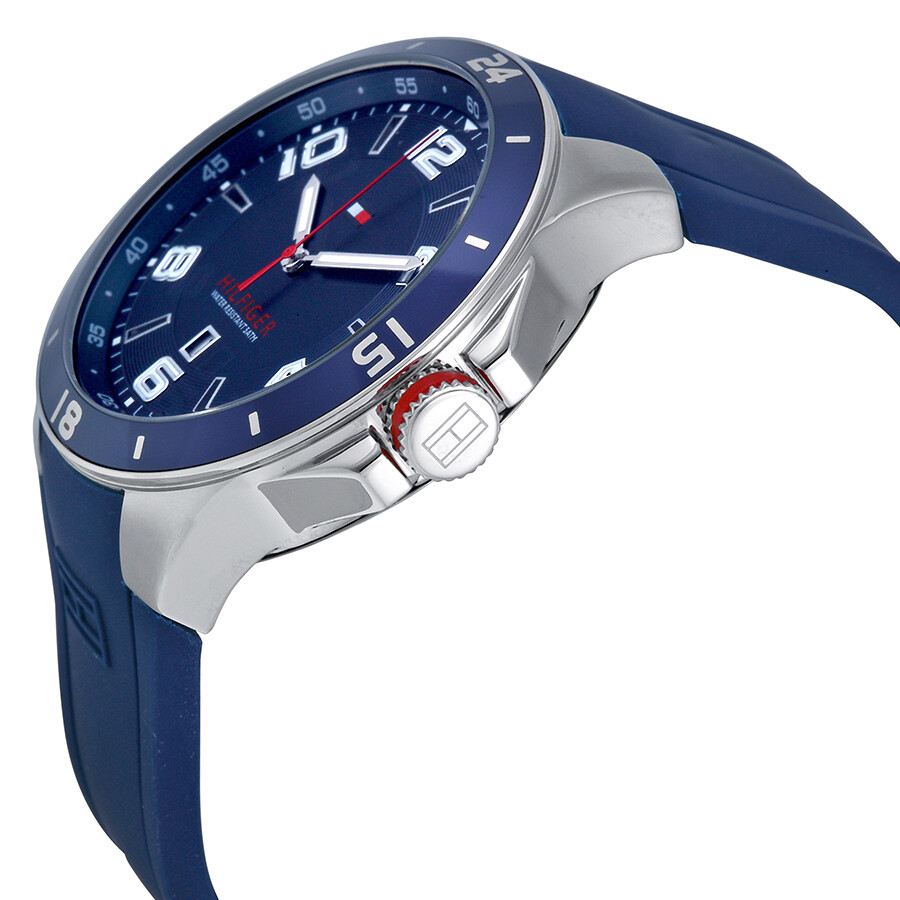 tommy hilfiger blue watch mens
