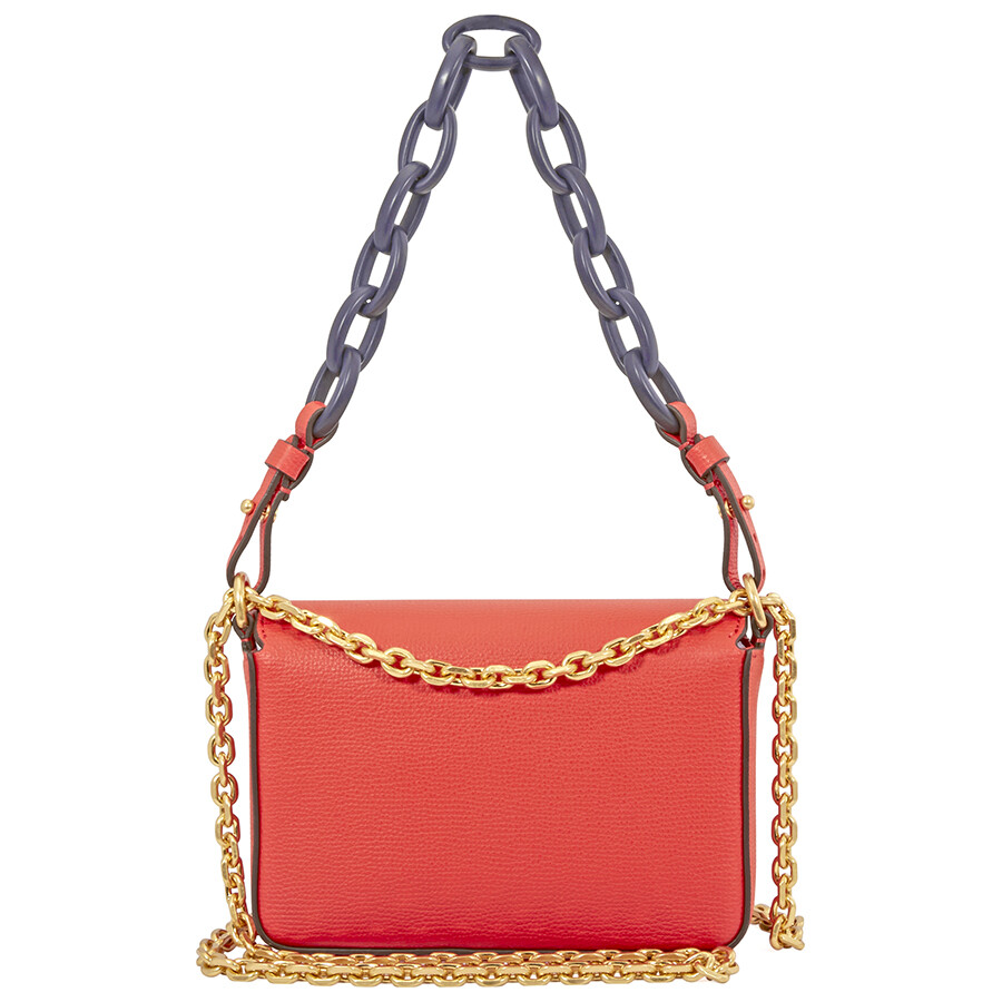 Tory Burch Kira Mini Shoulder Bag Poppy Red/Navy Tory Burch
