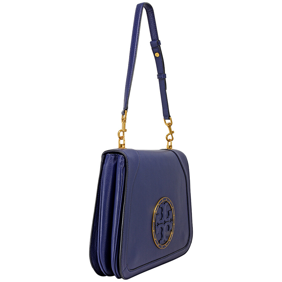Tory Burch Stud Shoulder Bag Royal Navy Tory Burch Handbags