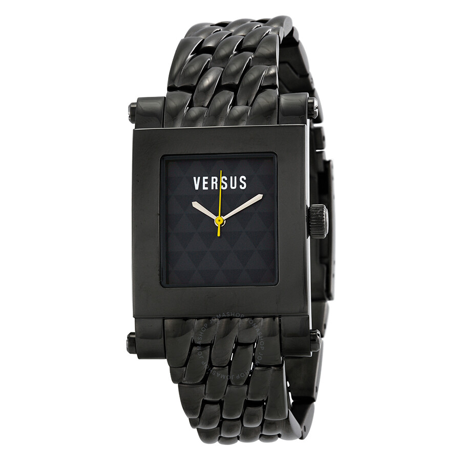 Versus by Versace Pret Black Dial Black PVD Stainless Steel Ladies