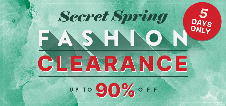 Spring Fashion Clearance